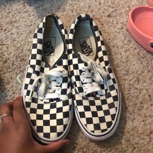 Checker board vans